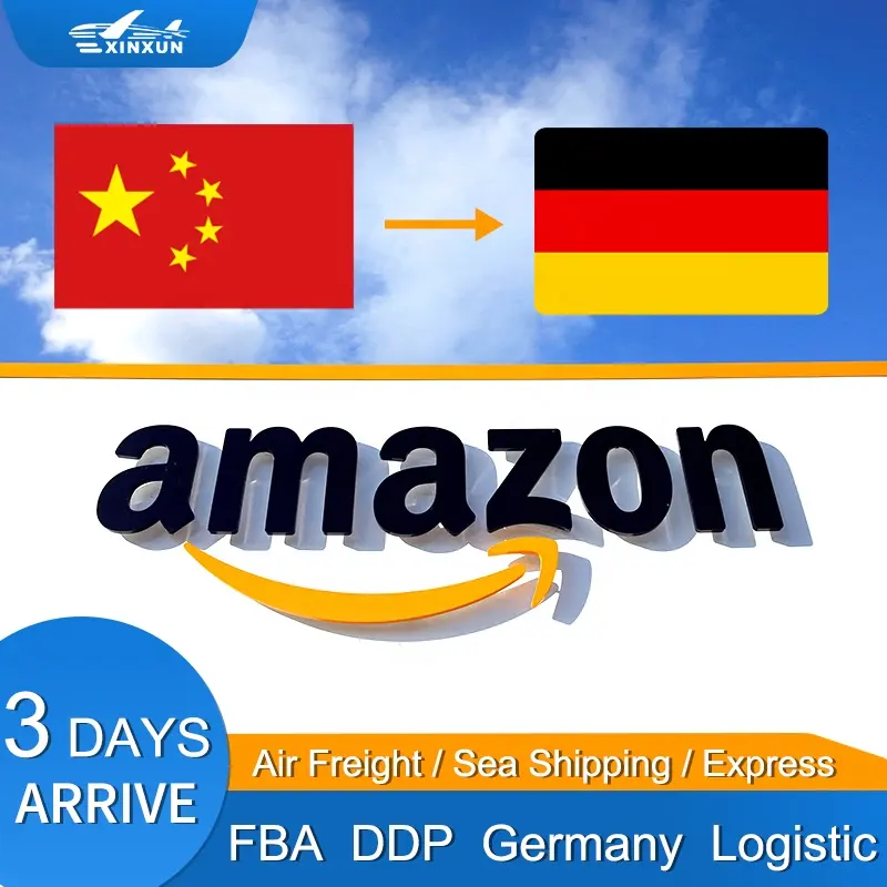 XINXUN LCL Forwarder Aliexpress logistik Transport Agente De Envio agen di Tiongkok untuk Jerman pengiriman udara laut jalan FBA