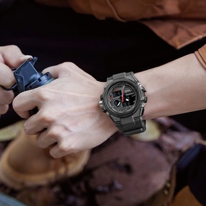Montre sport SMAEL 8103 Chrono analogique-numérique étanche avec alarme lumineuse et chronomètre pour plongeurs, boîtier en alliage - Product Image 5