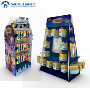 حامل عرض مخصص لإكسسوارات الهواتف مع خطافات POP - رف كرتوني للإلكترونيات في متاجر التجزئة - Product Image 1