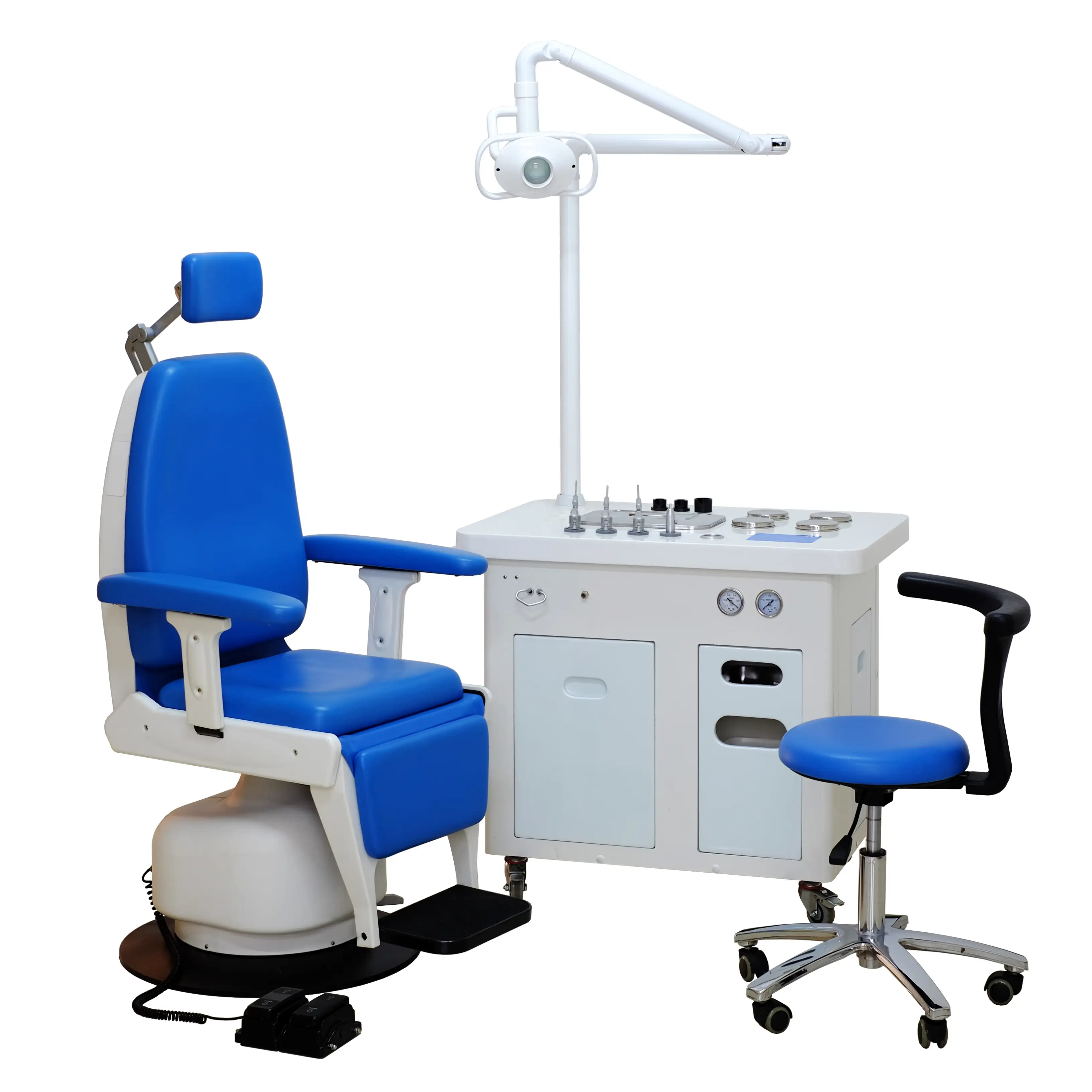 Unidad de Tratamiento de ZT-ENT-T2P, instrumento para unidad de Hospital, silla azul