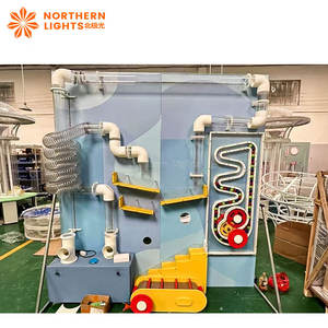 Mesa de Pared de Pelotas para Niños, Equipo de Museo de Ciencias para Niños, Equipo de Juegos Interior, Juguetes de Tubos de PVC de Plástico para Parques <span class=keywords><strong>Infantiles</strong></span> - Product Image 4