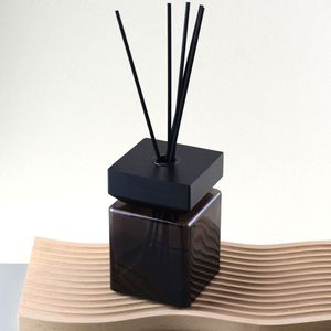 Sang Trọng Khuếch Tán Chai Thủy Tinh Rỗng Reed Hương Thơm Khuếch Tán Chai <span class=keywords><strong>200</strong></span> <span class=keywords><strong>Ml</strong></span> Vuông 100 <span class=keywords><strong>Ml</strong></span> Thủy Tinh Khuếch Tán Chai Với Nắp Bằng Gỗ - Product Image 3