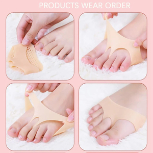 Silicone Forefoot Pad Metatarsal Pads for Women High Heels Half Insoles Foot Pain Relief Inserts Foot Blister Care Gel Cushions - Product Image 6