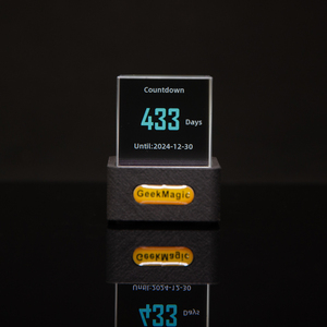 Wholesale GeekMagic Mini Crystal Display Weather Forecast Gadget with WiFi Desktop Clock Station Transparent <b>Small</b> <b>TV</b> for Game - Product Image 5