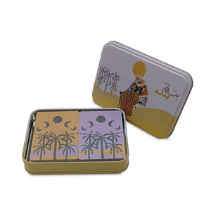 カスタムデザインパーソナライズされたロゴ印刷プラスチックポーカーカードアイアンボックスバルク注文カスタム包装付き - Product Image 2