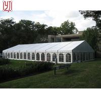 Tente de réception de mariage en PVC blanc certifiée TUV 4x10 6x12 12x30 à vendre