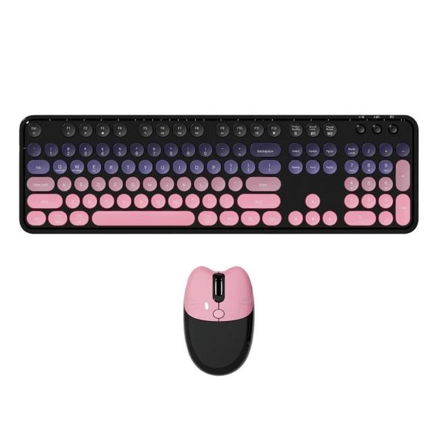MOFii Sweet Upgraded 2.4G+Wireless Dual-Mode Wireless Charging Keyboard Mouse Set