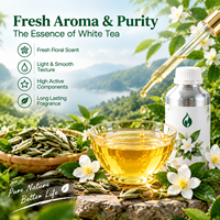Huile essentielle de thé blanc 100% pure naturelle écologique Linalool Carvacrol Antibactérien Distillée à la vapeur Savons Bougies Soins de la peau