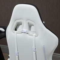 Quantité minimale de commande 1 livraison gratuite blanc ordinateur Cadeira Gamer chaise de jeu en cuir ergonomique avec support lombaire accoudoirs réglables