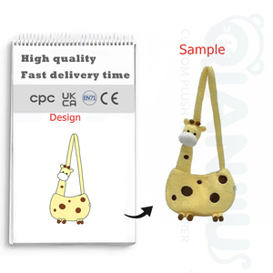 Mochilas Infantiles Personalizadas con Animales, Lindas Mochilas de Peluche de <span class=keywords><strong>Jirafa</strong></span> para Niñas y Niños, Mochilas de Peluche Personalizadas - Product Image 1