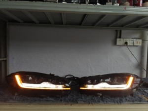 Faros LED Plug and Play para <span class=keywords><strong>Jaguar</strong></span> <span class=keywords><strong>F</strong></span>-<span class=keywords><strong>PACE</strong></span> <span class=keywords><strong>X761</strong></span> 2019, Versión Alta, con Función AFS, Sin Programación, Sin Códigos de Error - Product Image 3