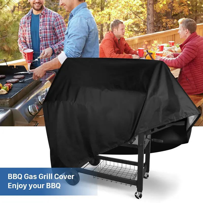 58*77 Cm Bbq Gas Grill Cover Waterdichte 210D Oxford Uv-bestendig Gas Grill Cover