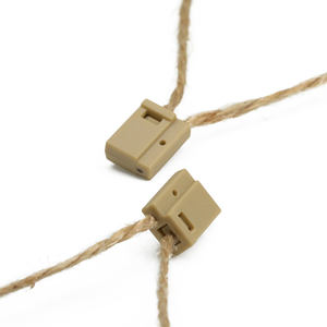 カスタムシールタグ付きロープファッションハングタグ、衣料品用ストリングタグ、中国製100%天然麻ロープストリング販売中 - Product Image 2