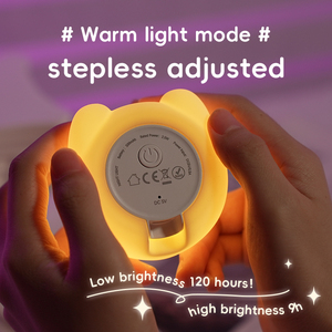 Veilleuse LED rechargeable en forme de canard mignon, contrôle tactile, changement de couleur RVB, lampe de nuit pour chambre d'enfant - Product Image 4