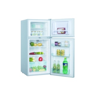 Refrigerador Smad de 328L con Congelador Superior, Doble Puerta, Bajo Nivel de Ruido, Descongelación Automática, Modelo DDT-125WWU, Refrigerador Pequeño para el Hogar - Product Image 1