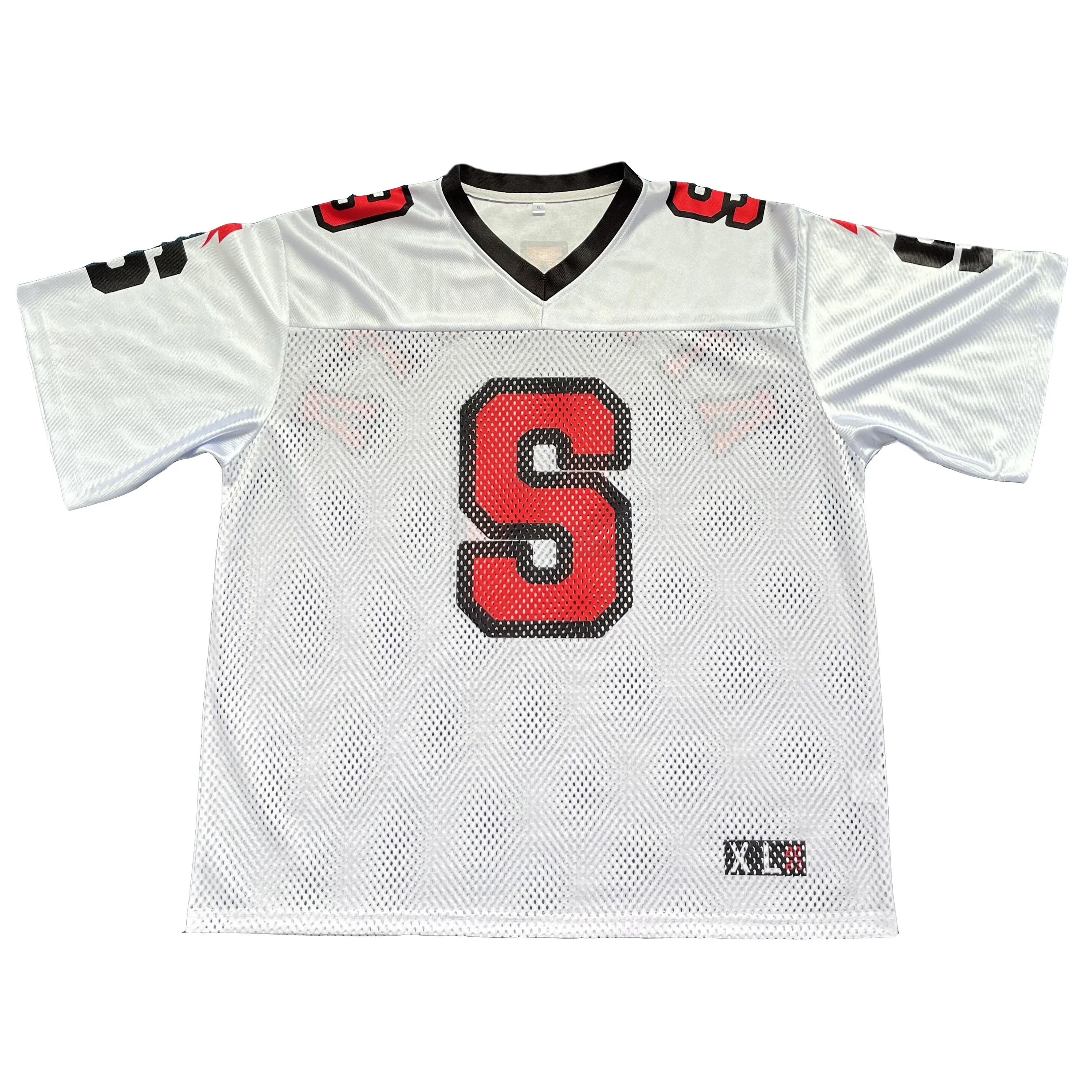 2022 Stilvolle sublimierte American Football Wear Uniformen Vollständige Anpassung Stickerei American Football Trikots