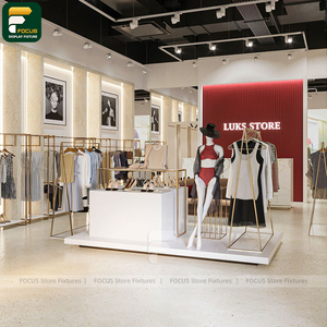 ราวแขวนเสื้อผ้าสีดำด้านสำหรับร้านค้าปลีก - Product Image 4