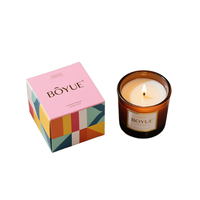 Boîte à bougies pliable personnalisée pour aromathérapie, en paraffine, avec motifs mosaïques colorés, pour senteurs relaxantes, en papier ciré