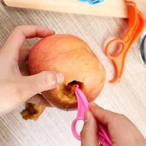 Pelador de Frutas y <span class=keywords><strong>Verduras</strong></span>, Cortador de Patatas y <span class=keywords><strong>Naranjas</strong></span>, Acero Inoxidable, Herramienta Manual Portátil para Pelar en la Cocina - Product Image 5