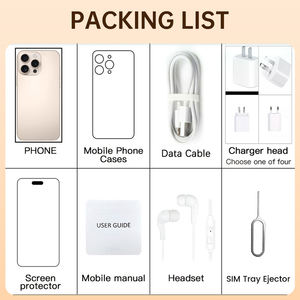 2025 mới giá thấp I16 Pro Max điện thoại di động 5G Dual <span class=keywords><strong>Sim</strong></span> toàn cầu phiên bản điện thoại thông minh 10 lõi 16GB + 1TB Màn hình lớn điện thoại di động - Product Image 4