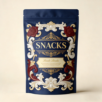 Op maat gemaakte bedrukte hersluitbare voedselverpakkingen staande pouches gedroogde vruchten snacks zip bags zelfdichtende aluminiumfolie zakken