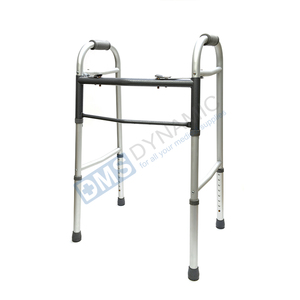 מתכוונן מסגרת אלומיניום מתכווננת & גלילה עזרה רפואית לקשישים ולמטופלים מבוגרים מסגרת הליכה קלה - Product Image 1