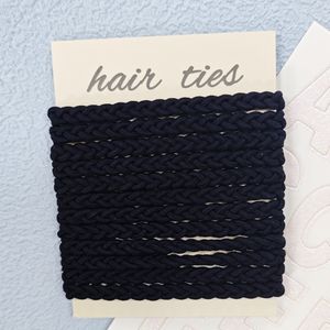 12 Uds. Lazos para el pelo para hombre, grandes, trenzados, duraderos, para hombres de pelo largo, BunThick Black Pony Tails Ties para mujeres y <span class=keywords><strong>chicos</strong></span> - Product Image 5