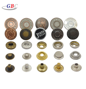 Nhà sản xuất của biểu tượng tùy chỉnh kim loại Snap Nút 4-phần Báo Chí đinh tán Fastener cho giày Hàng may mặc Dresses quần áo khác phụ kiện - Product Image 1