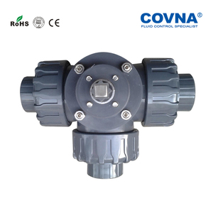 Válvula de Bola Motorizada COVNA DN25 24V de 3 Vías, Puerto T o Puerto L, PVC/UPVC - Product Image 3