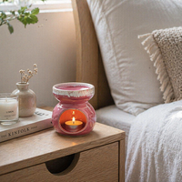 Meilleures Ventes Brûleur d'huiles essentielles et d'encens en céramique pour cire de bougie et aromathérapie