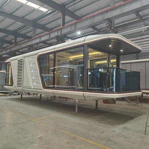 Capsule spatiale d'hébergement Lubangzhu avec cuisine, villa mobile haut de gamme, appartement, maison modulaire - Product Image 1