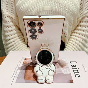 Étui de protection souple en TPU avec électrodéposition 6D, motif astronaute mignon, pour Samsung <span class=keywords><strong>Galaxy</strong></span> S22 Ultra A53 A33 S21 <span class=keywords><strong>FE</strong></span> <span class=keywords><strong>S20</strong></span> <span class=keywords><strong>FE</strong></span> - Product Image 2