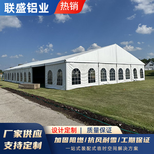 Carpa Rectangular Grande de Aluminio Liansheng con Tela Oxford, Impermeable y Resistente al Viento, para Ferias Comerciales y Exposiciones - Product Image 4
