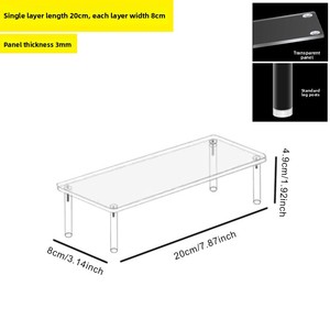 Espositore Moderno in Acrilico <span class=keywords><strong>per</strong></span> Personaggi, Ecologico con Montaggio Facile, 3 Ripiani, Spessore 3mm <span class=keywords><strong>per</strong></span> Contenitori a Sorpresa - Product Image 6