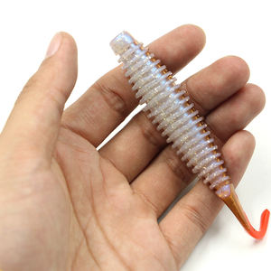Selco-SEÑUELOS blandos de pesca, cebo Artificial de cola larga, de plástico PVC, para Sábalo, <span class=keywords><strong>gusano</strong></span>, Swimbait - Product Image 6