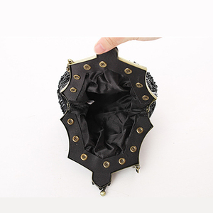 Luxe dame sac <span class=keywords><strong>de</strong></span> soirée mariage pochette sac à main cristal strass perlé broderie pour Chic Cheongsam robe robe sac à main quotidien - Product Image 5