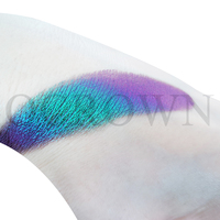 Camaleón multicromo que cambia de color, pigmento de mica, efecto espejo, sombra de ojos cosmética, polvo, pigmento de pintura automática
