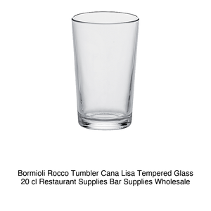 Verre Cana Lisa 20 cl H 10,3 cm Ø 6,4 cm Trempé Bormioli Rocco - Product Image 2