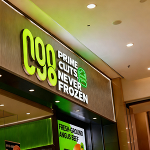 ป้ายไฟ LED สำหรับแบรนด์ร้านอาหารฟาสต์ฟู้ด ออกแบบโลโก้และดีไซน์ <span class=keywords><strong>Prime</strong></span> Cuts ตามสั่ง - Product Image 3