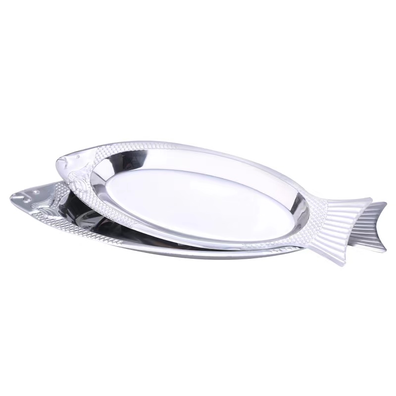 rectangle tray stainless steel gold mirror cheap price