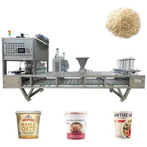 Tray Box Ready Meal Sealing Machinery For Small Business Cup Filling Machine And Sealing Machine