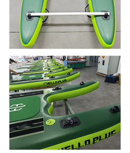Ensemble de planches de SUP gonflables en PVC pour la pêche, disponible en gros, planche à pagaie Frog pour le surf, la pêche à la ligne et la plateforme flottante aquatique - Product Image 6