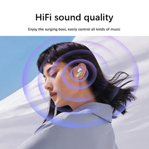 Tai nghe TWS ANC lai <span class=keywords><strong>6</strong></span> mic mới Tai nghe âm thanh nổi nửa trong tai thể thao không dây thời lượng pin dài 30h Tai nghe bán trong tai - Product Image 3