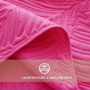 Queen Tamaño completo Patrón de hoja Rosa Colchas de microfibra suave Coverlets Edredones Juego de fundas de <span class=keywords><strong>cama</strong></span> para todas las estaciones - Product Image 5