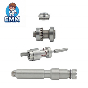 Manipolo contrangolo a bassa velocità 20:1 per impianti dentali con LED ed e-generator, in acciaio inossidabile, con pulsante a pressione, manipolo chirurgico di riduzione - Product Image 6