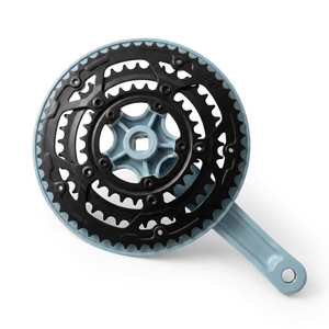 3 paires de manivelles de vélo avec pédalier en acier 165/170 mm pour BMX, VTT et cruisers - Product Image 5