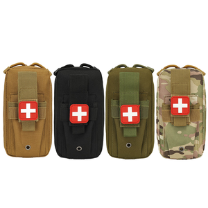 Pochette médicale tactique d'extérieur en tissu Oxford multicolore, kit d'urgence durable pour équipement de survie - Product Image 1