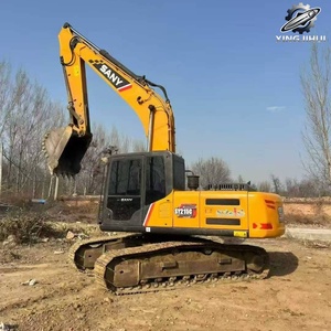 Excavatrice sur chenilles d'occasion SANY 215, marque japonaise d'origine, 22 tonnes, taille moyenne, excavatrice sur chenilles d'occasion - Product Image 2