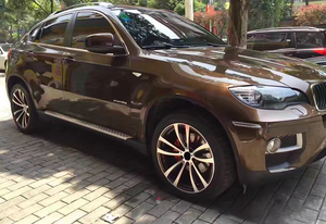 Cerchi in Lega 469M Style 20-21 Pollici 5x120 74.1mm per BMW X5 F15 X6 F16 X5M E70 E71, Nero Lucido con Faccia Lavorata - Product Image 2