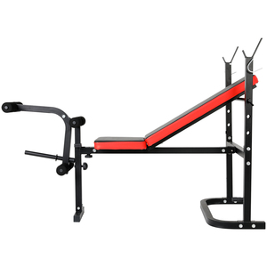 Banc de <span class=keywords><strong>musculation</strong></span> pliable en métal réglable avec extension pour les jambes pour <span class=keywords><strong>la</strong></span> salle de sport à domicile - Sécurité et <span class=keywords><strong>musculation</strong></span> - Product Image 3